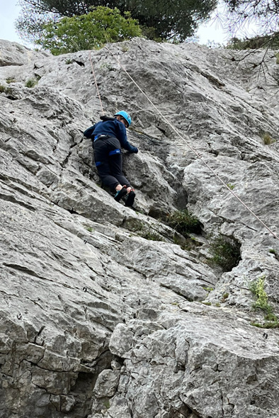 En pleine action