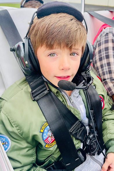 Un pilote en herbe