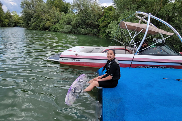 initiation ski nautique