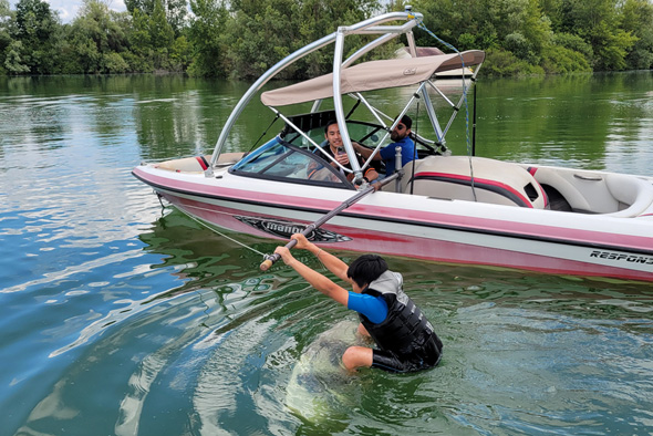 initiation ski nautique