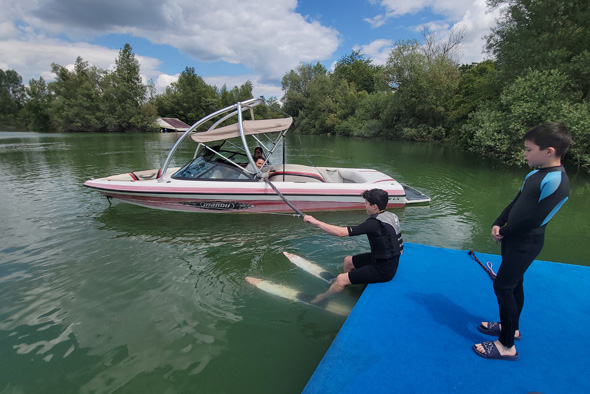 initiation ski nautique