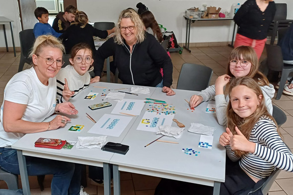 Atelier mosaïque pour les petits et les grands