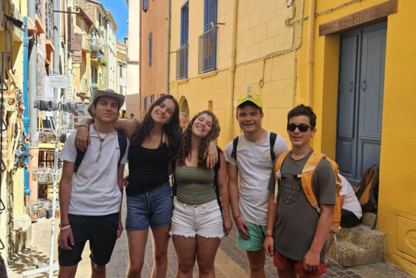 Les orphelins d'Orphéopolis visitent Collioure