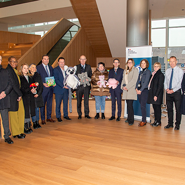 Cérémonie remise de jouets de la DRHFS