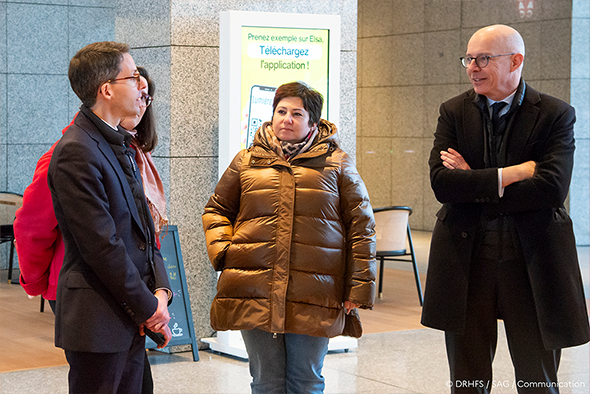 Cérémonie de remise des jouets pour Orphéopolis