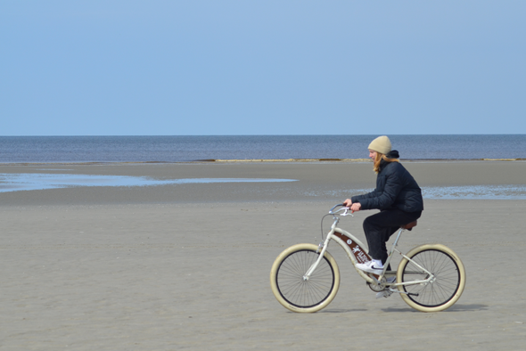 Vélo sur sable