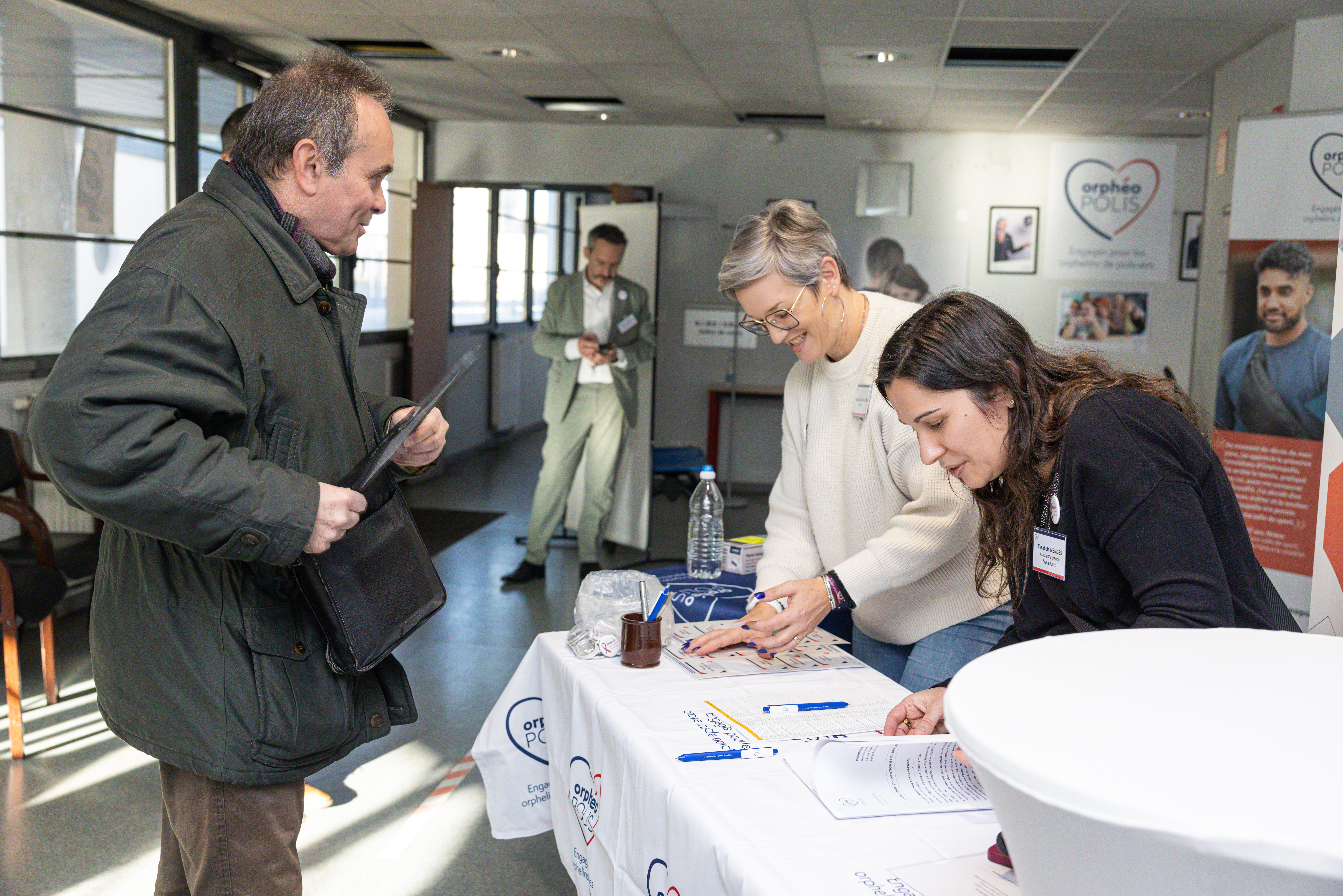 Accueil de nos bienfaiteurs