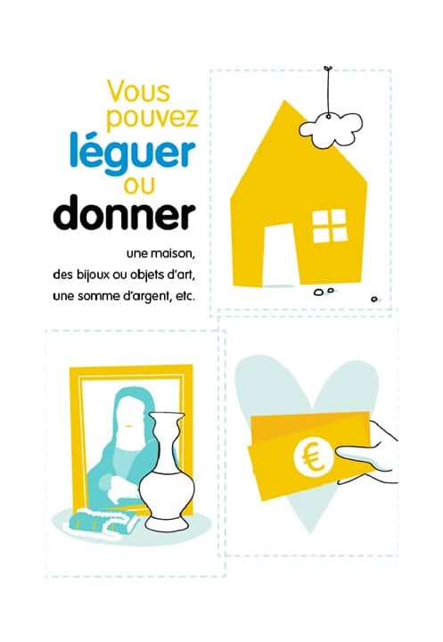 Infographie ce que l'on peut donner ou léguer